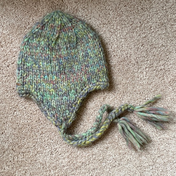 Free People Fox Knit Trapper Hat MISSING POM - Picture 3 of 5